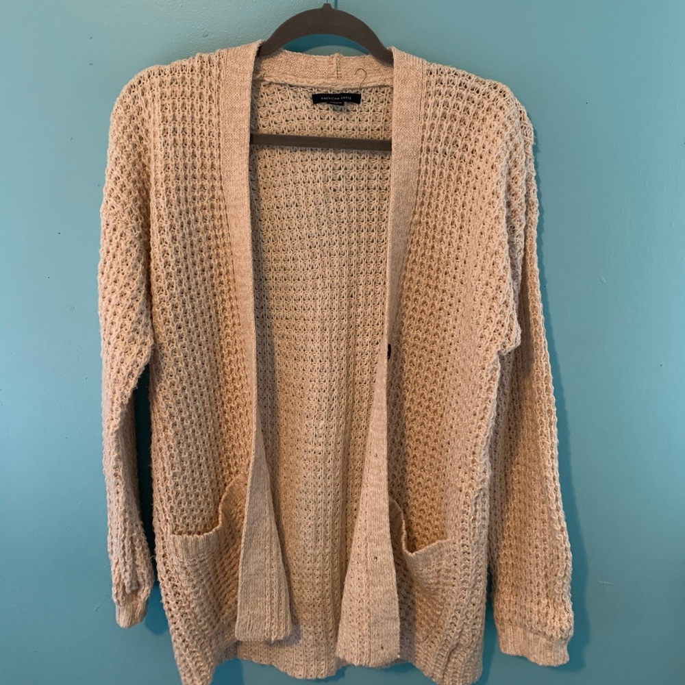 American eagle open knit cardigan